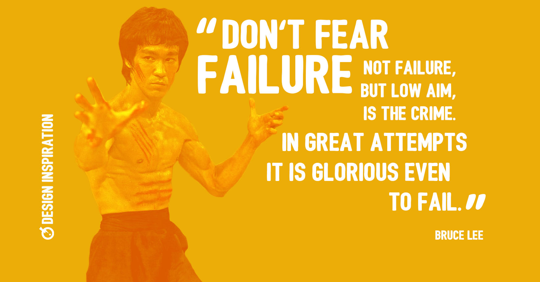 Bruce Lee Quotes Fear